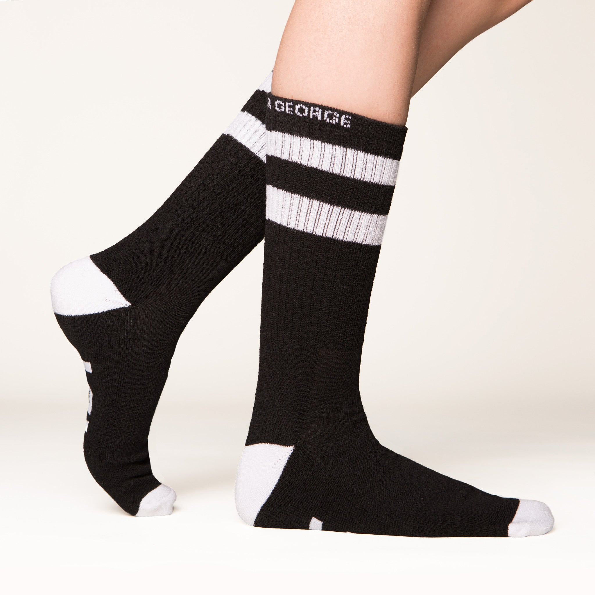 baby Daddy socks side profile view