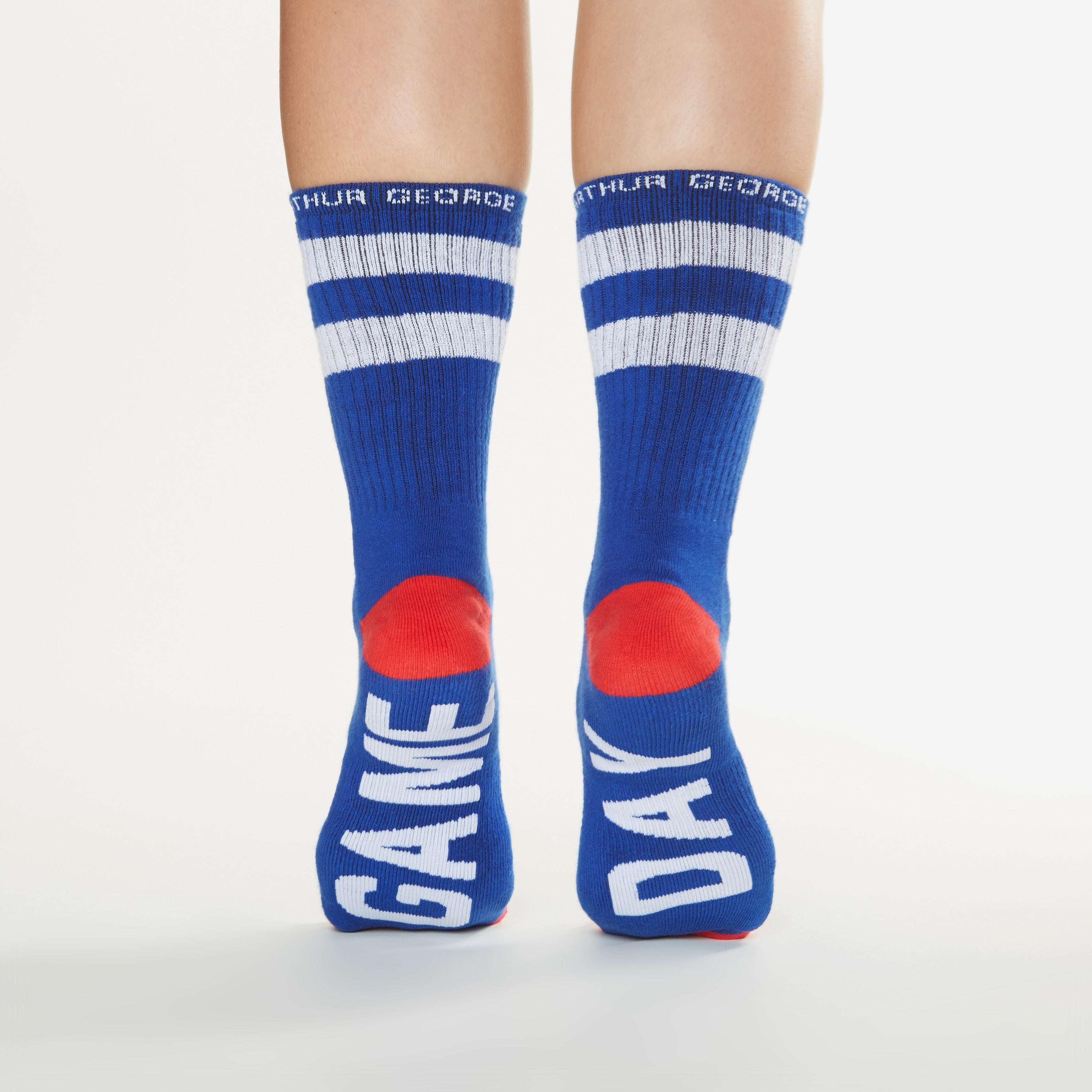 Game Day socks bottom back view
