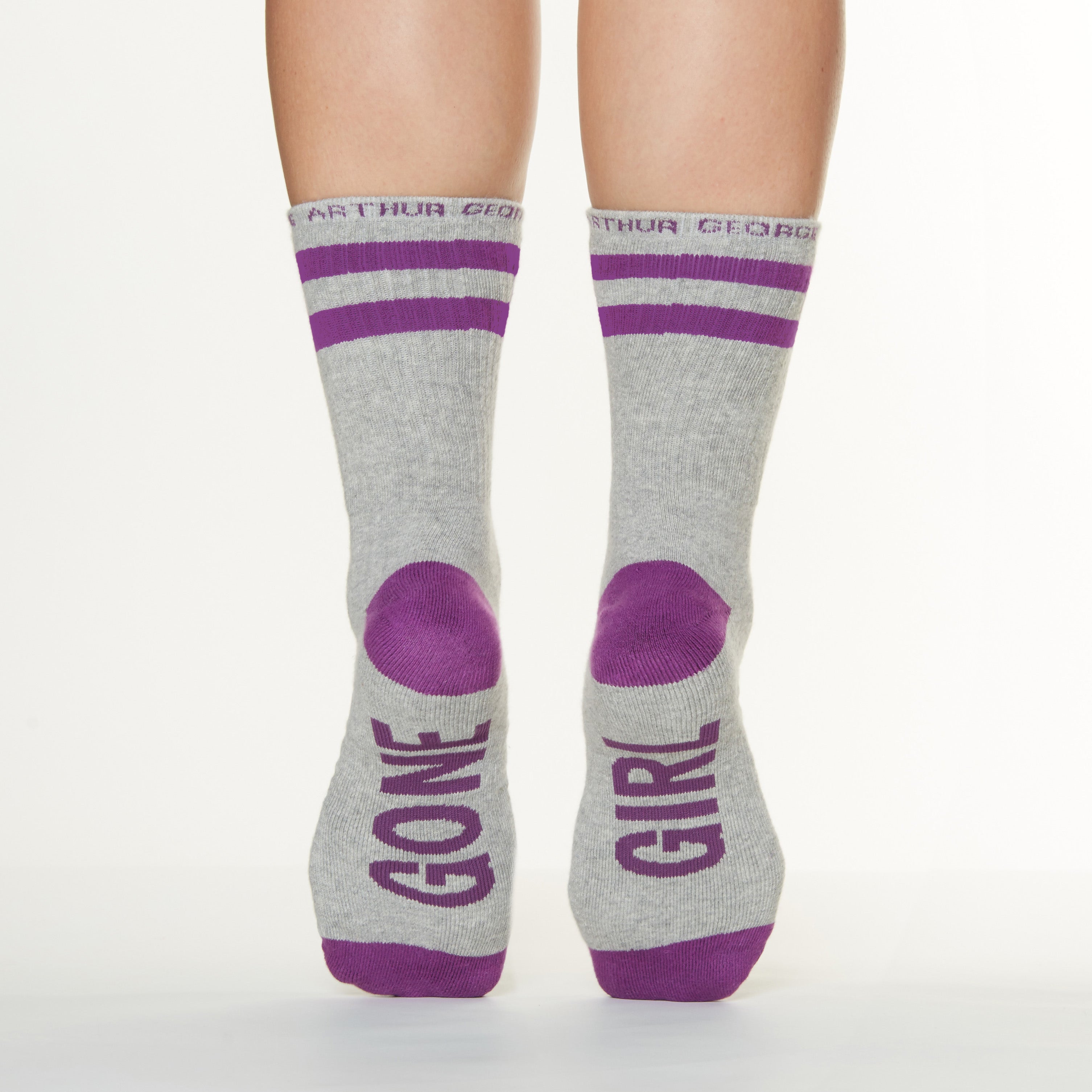 Gone Girl socks bottom back view