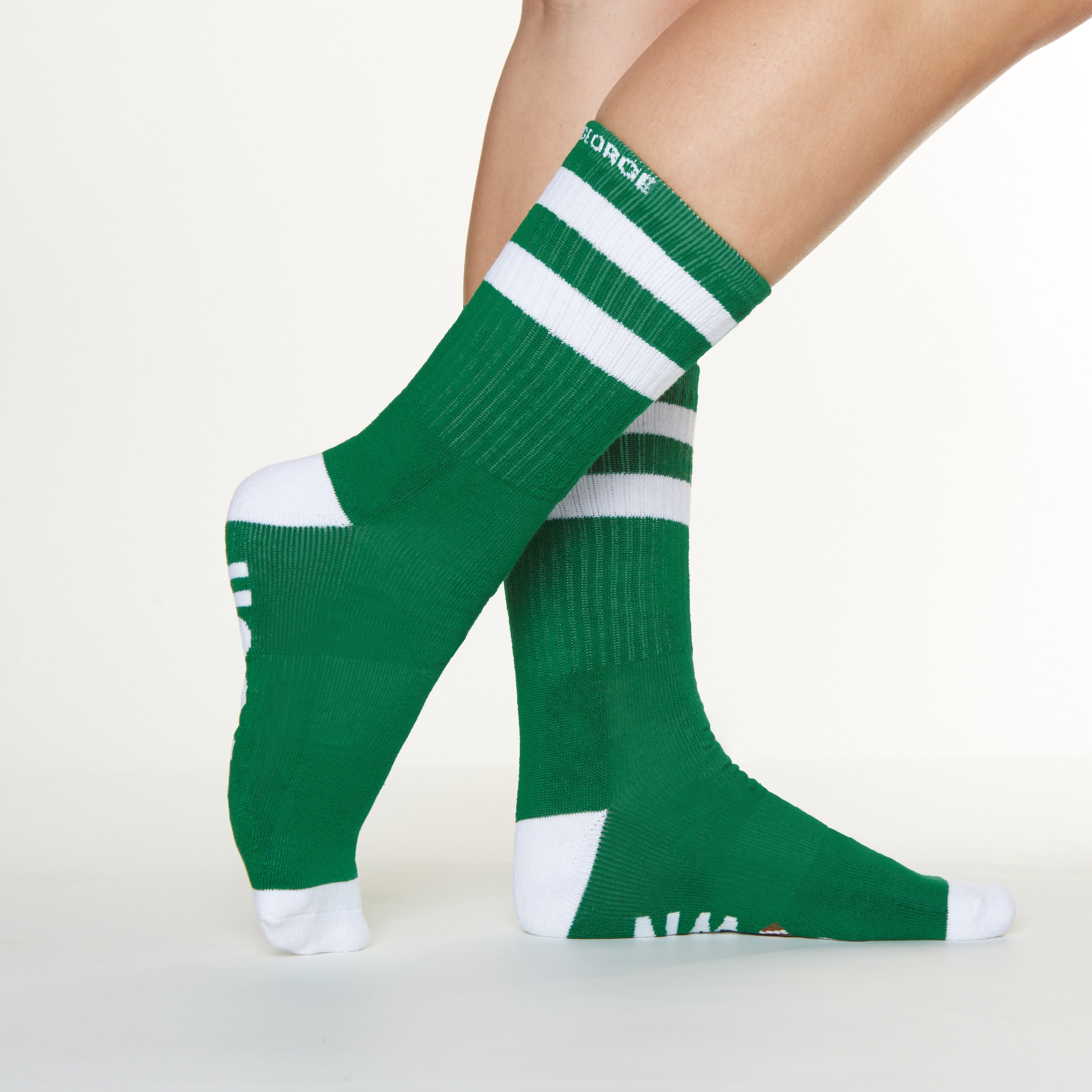 Touch down socks side profile view