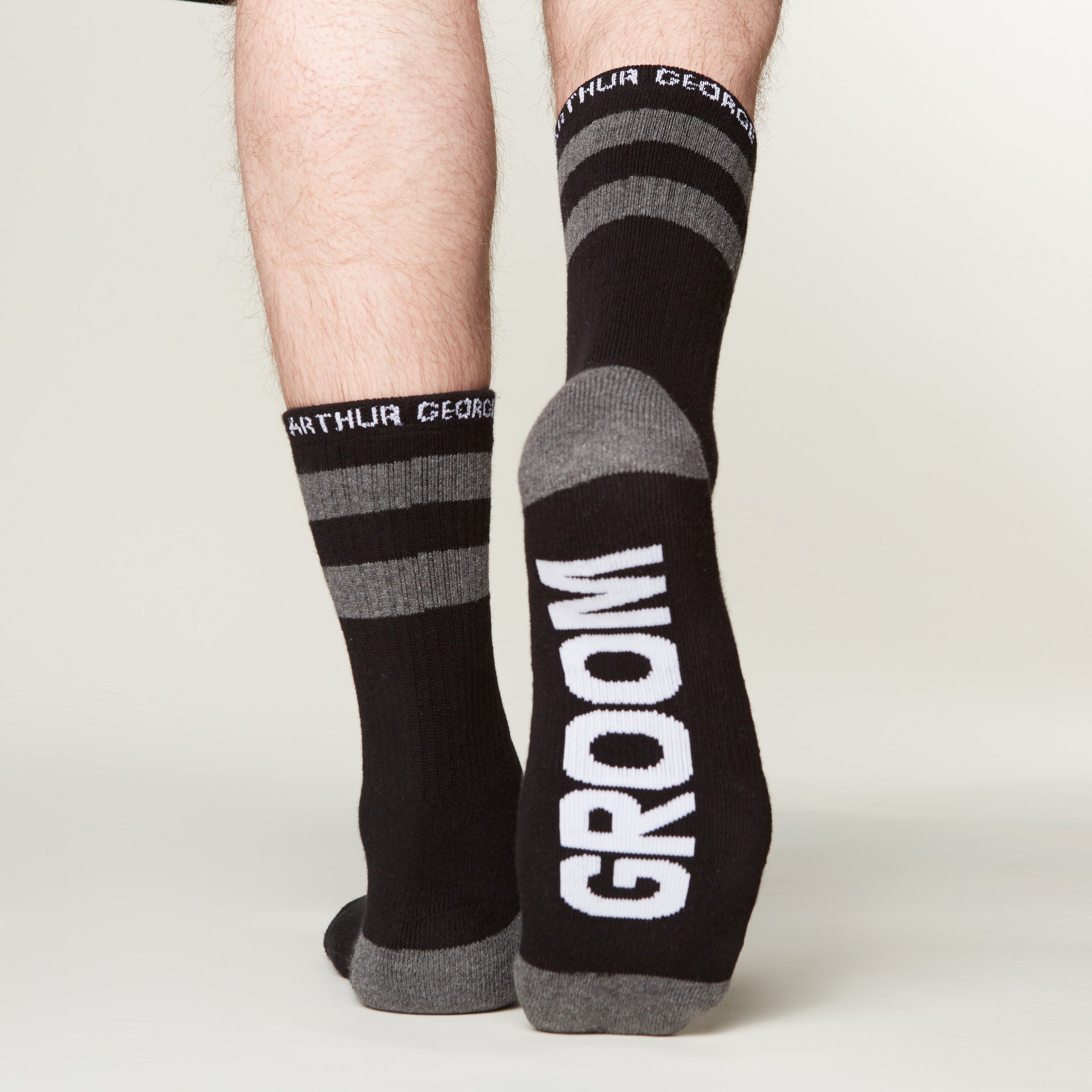 Groom socks bottom right view