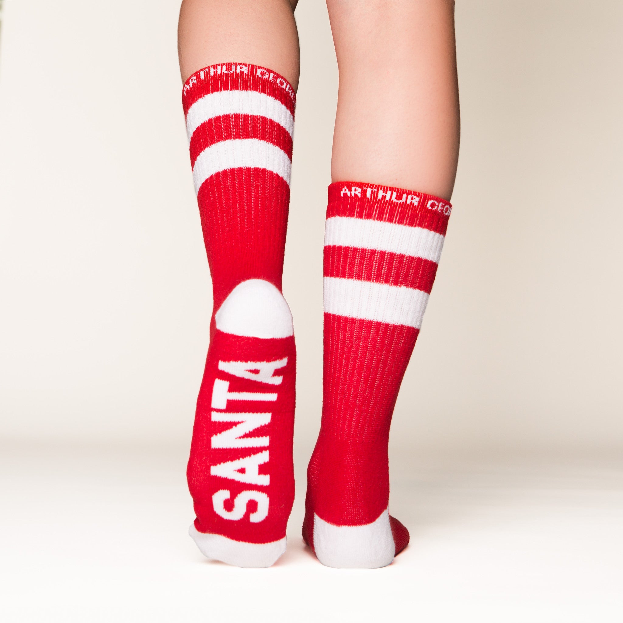 santa baby socks bottom left view