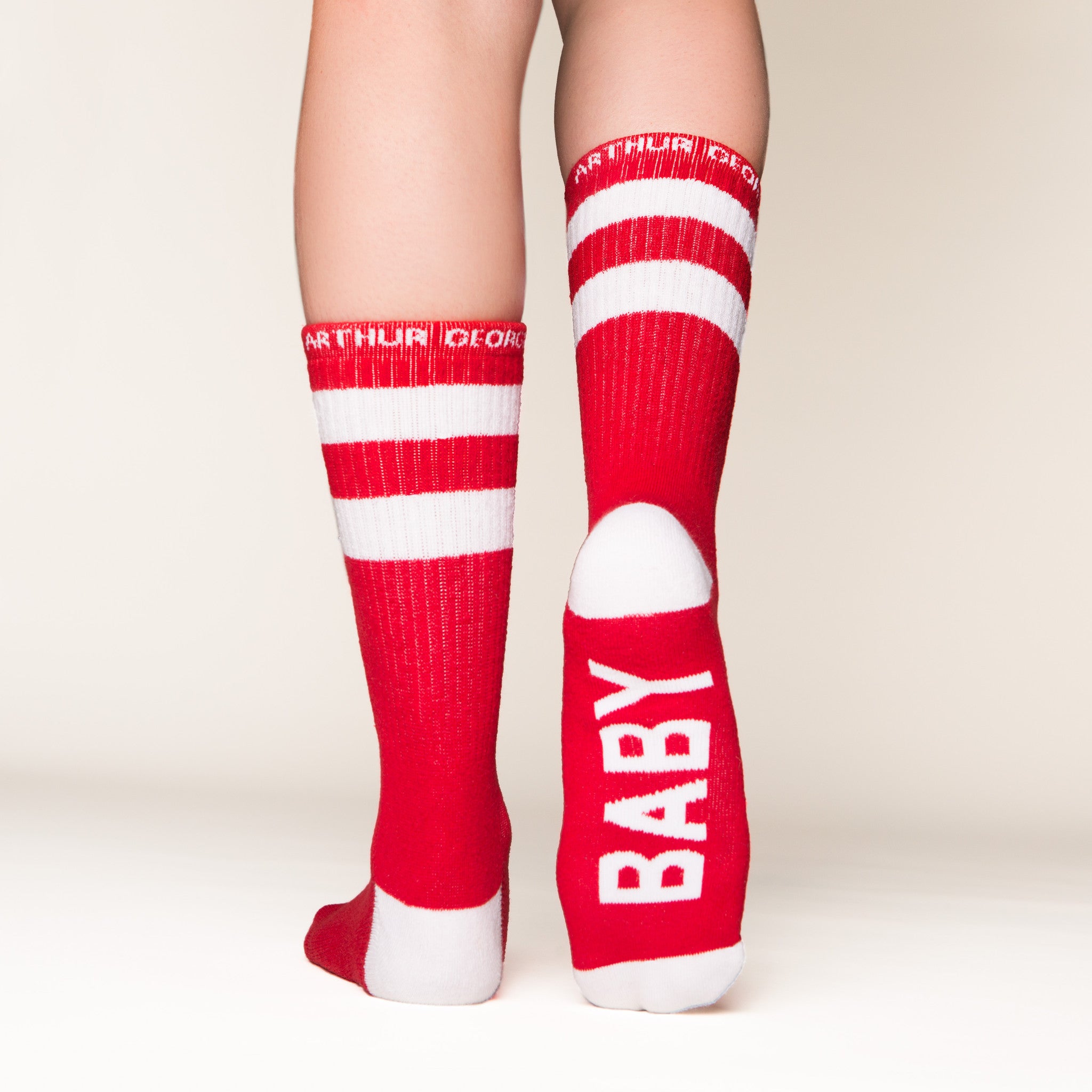 Santa baby socks bottom right view