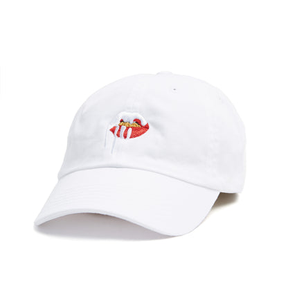 Lips Logo White Hat