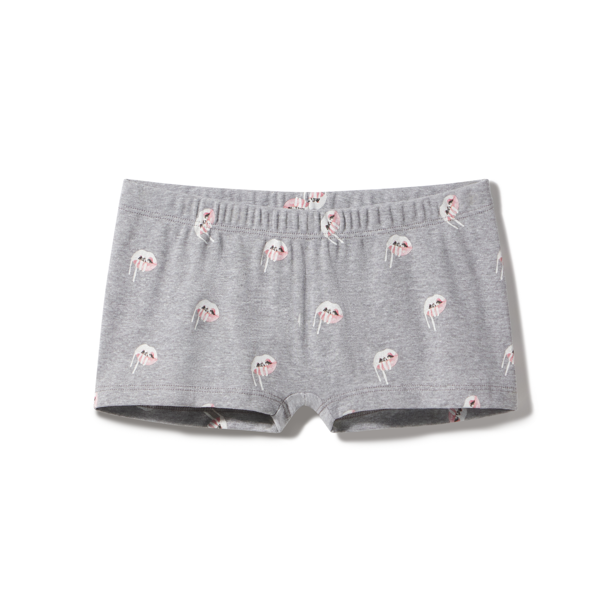 (Pre-Order) Lips Logo Grey Shorts