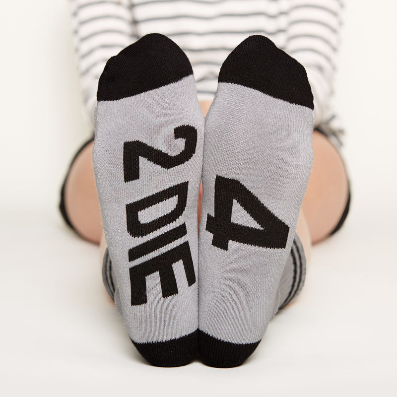 2 Die 4 Socks bottom front view  