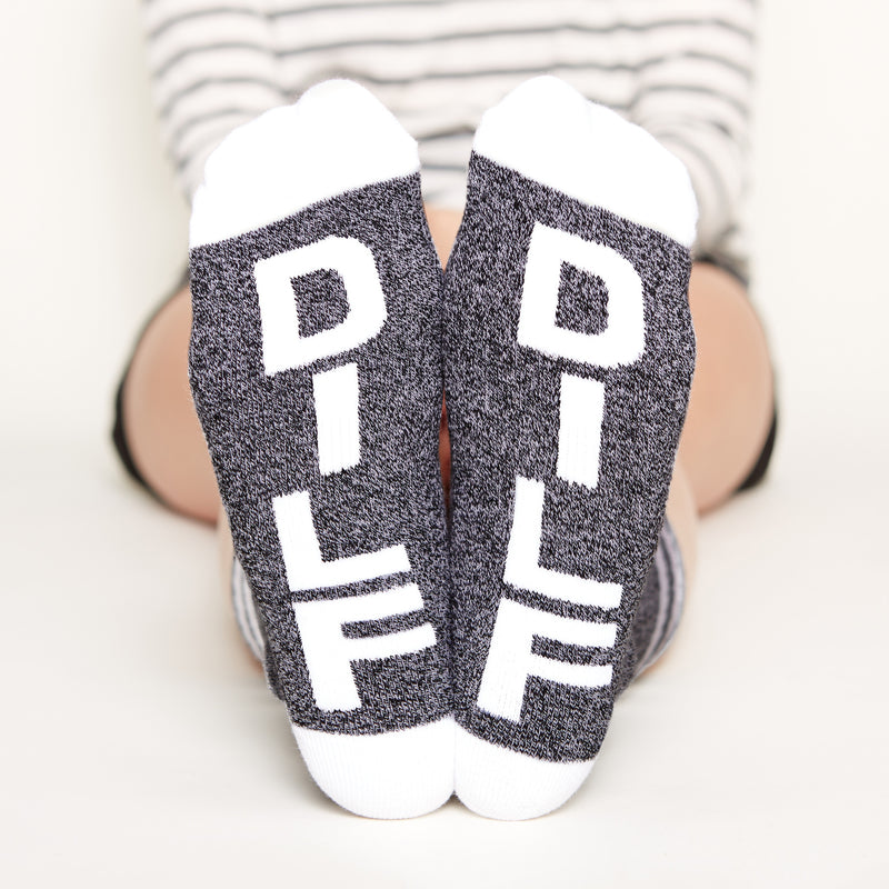 DILF Socks bottom front view Limited Edition