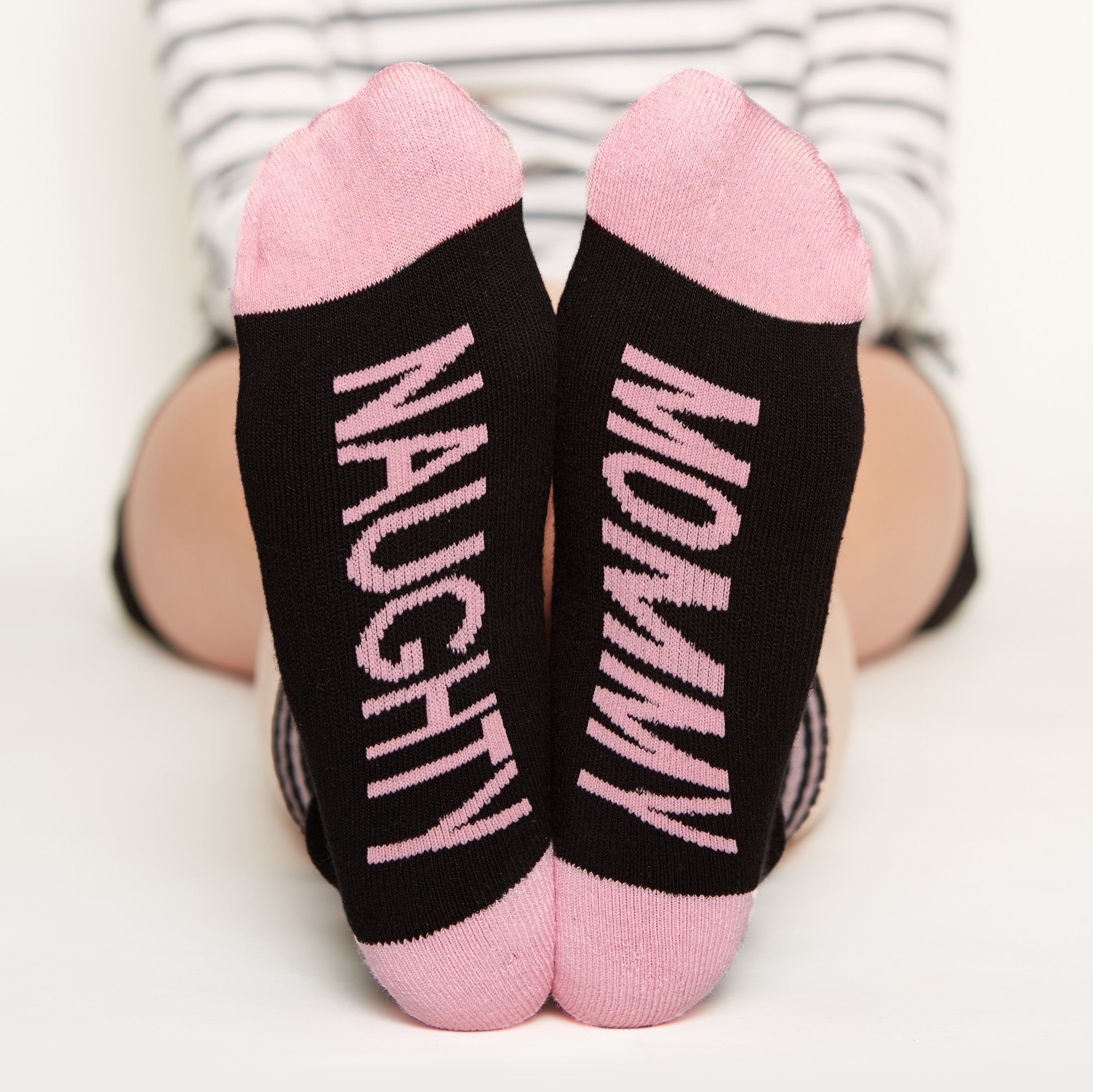 Naughty Mommy Socks bottom front view 