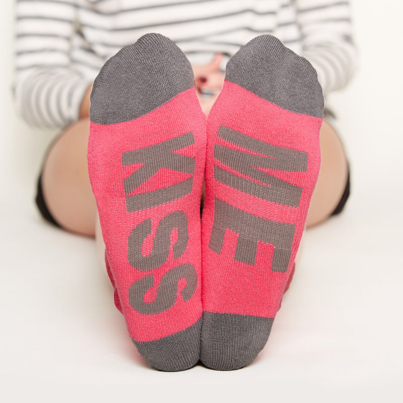 Kiss Me Socks bottom front view  