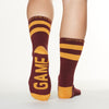 Game day socks bottom left view 