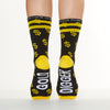 Gold Digger socks bottom back view 