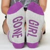 Gone Girl socks bottom front view 