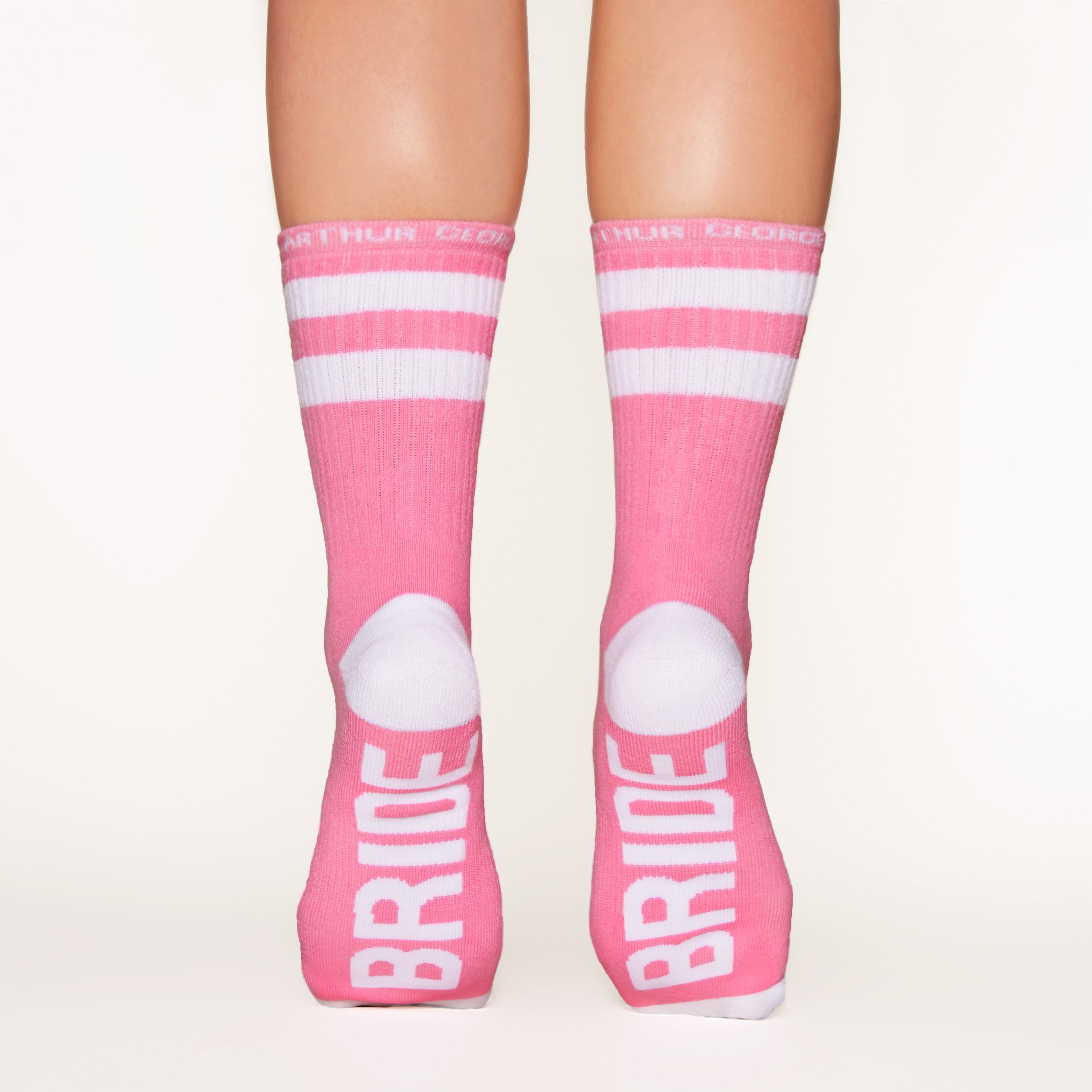 Bride Socks bottom back view 