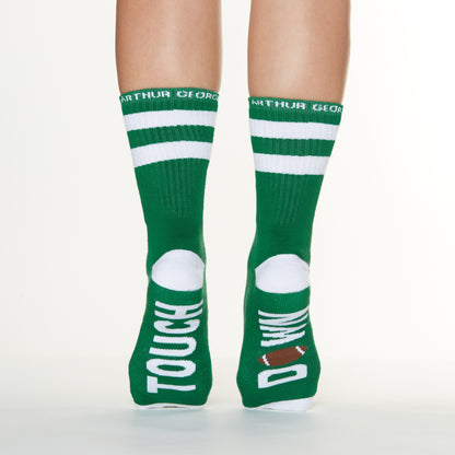 Touch down socks bottom back view 