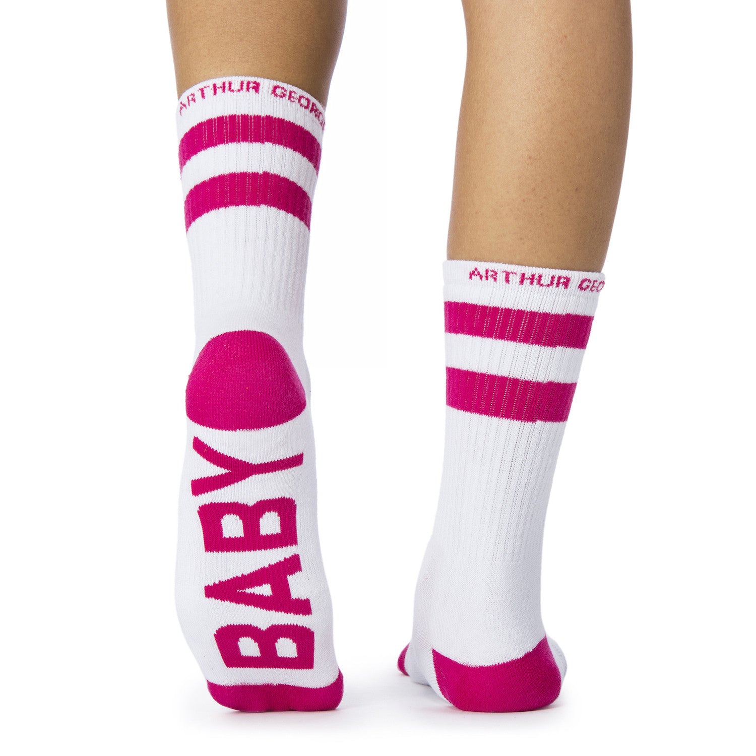 Baby Mama socks bottom left back view 