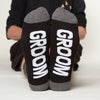 Groom Socks bottom front view 