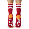 Hot Tamale socks bottom back view 