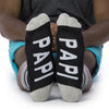 Papi socks bottom front view 