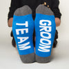 Team Groom socks bottom front view 